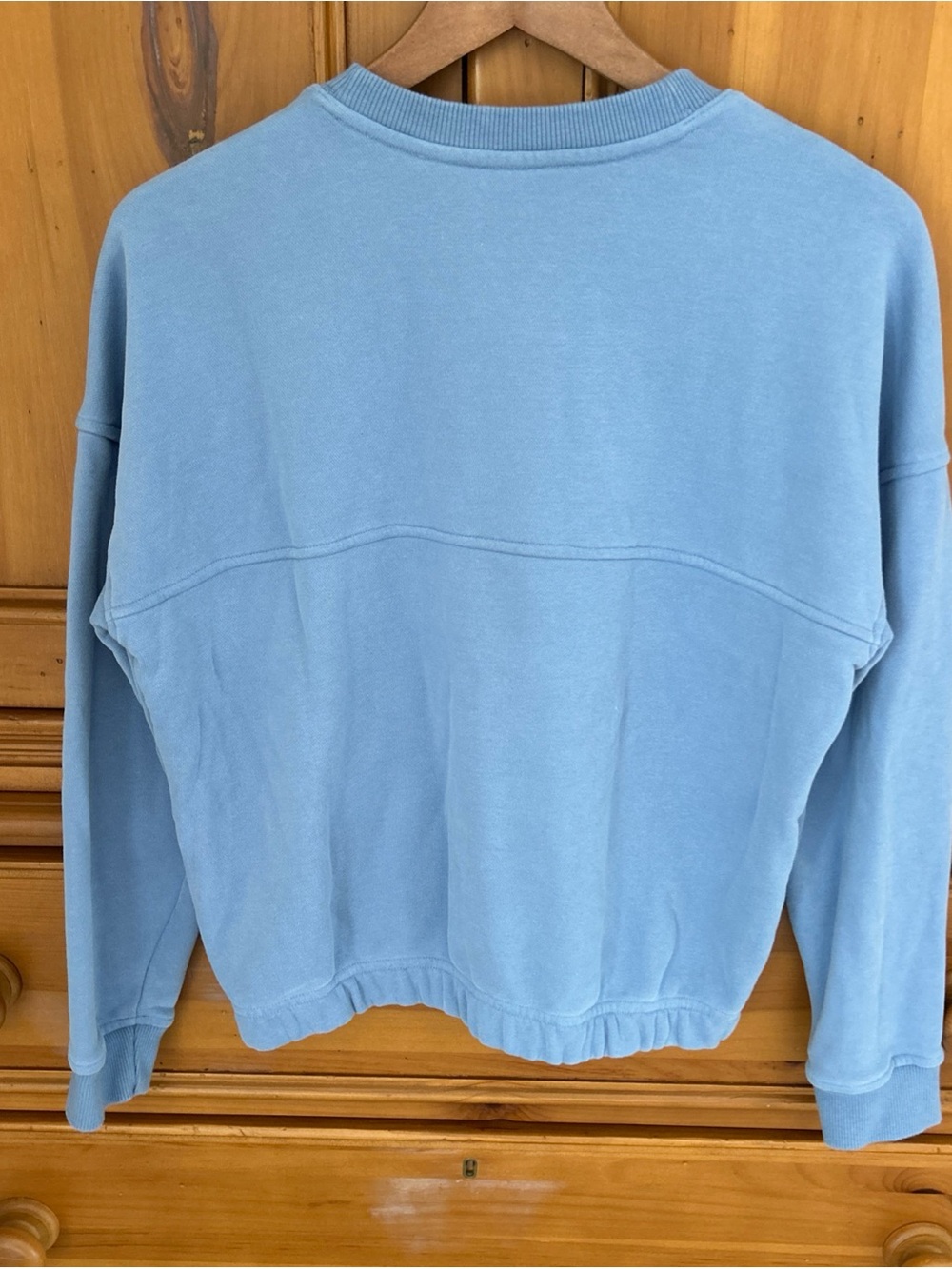 Women's Vuori Blue Cropped Boxy Pocket Crewneck Sweatshirt XS Athleisure - Picture 5 of 6